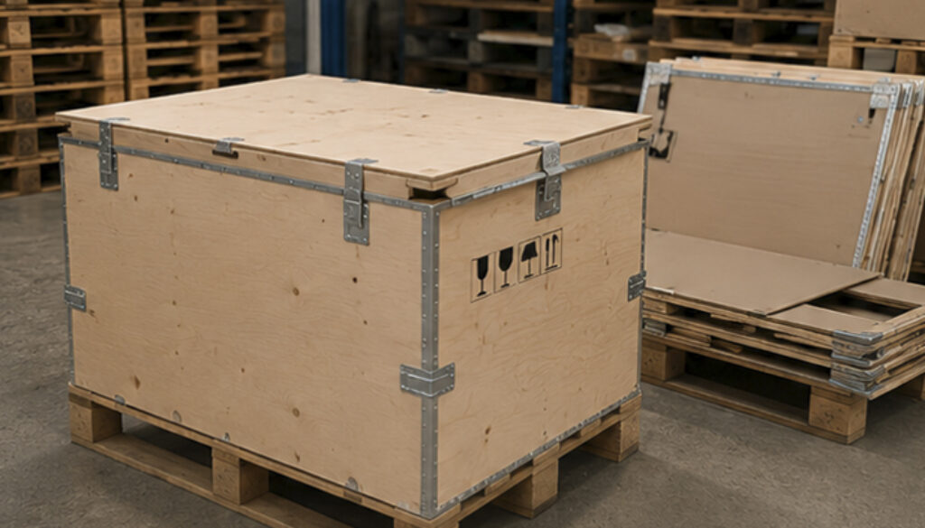SPERRHOLZ-FALTKISTEN-EXPORTVERPACKUNGEN